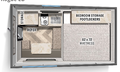 2023 FOREST RIVER ROGUE EB EB-1, , floor-plans-day image number 0